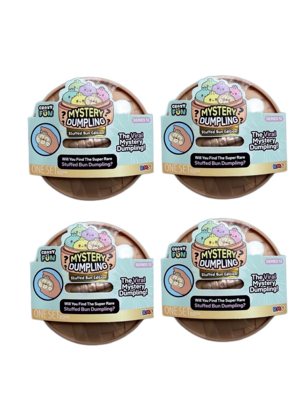 Super Rare! Mystery Dumpling Squishy Bun Set